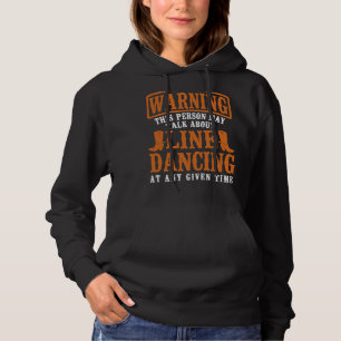 Pull À Capuche Line Dancing Dance Enseignant Avertissement Cette