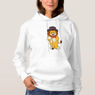 Pull À Capuche Lion comme Gentleman avec Casquette
