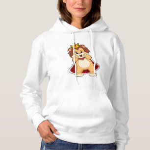 Pull À Capuche Lion comme roi avec Couronne.PNG