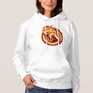 Pull À Capuche Lion de feu