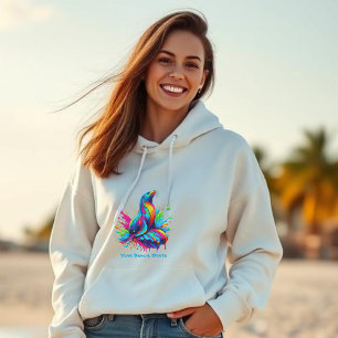 Pull À Capuche Lion de mer coloré -