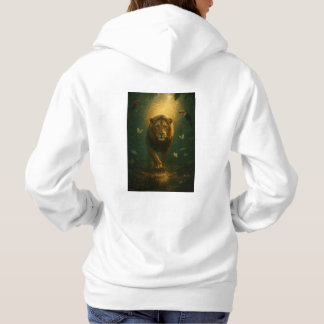Pull À Capuche Lion et Mandala – Force dans le Silence