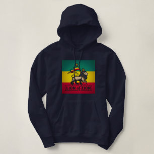 Pull À Capuche Lion of Zion - Haile Selassie - Judah Queen Hoodie