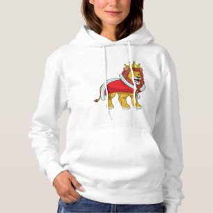 Pull À Capuche Lion roi avec Couronne & Cap