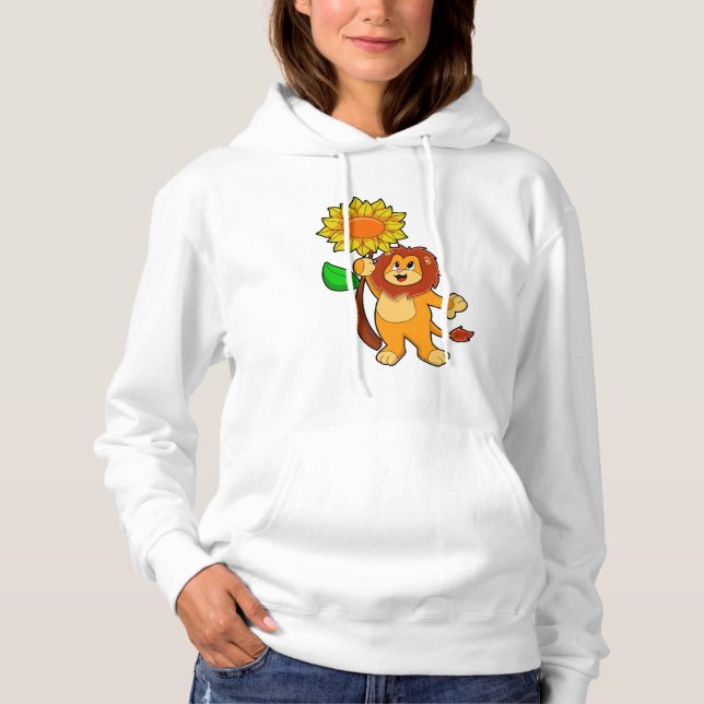 Pull À Capuche Lion with Flower (Devant)