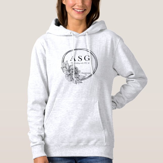 Pull À Capuche Logo ASG (aucun nom sur le dos) (Devant)
