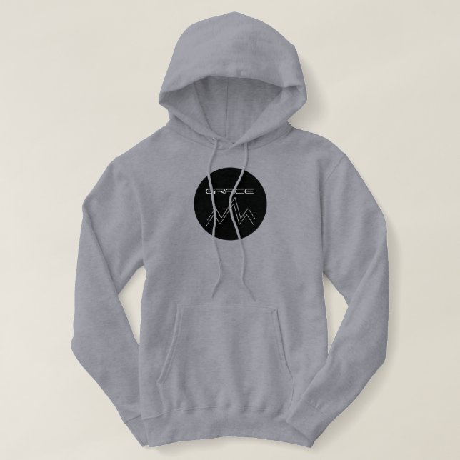 Pull À Capuche Logo de Grace Mountain Faith (Design devant)