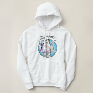 Pull À Capuche Logo de poisson ange fabuleux Japon