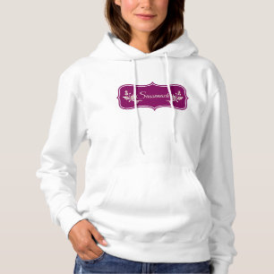 Pull À Capuche Logo de pourpre de Sassenach