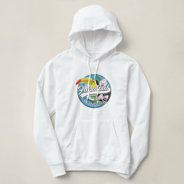 Pull À Capuche Logo Explorez le Honduras fabuleux  (Design devant)