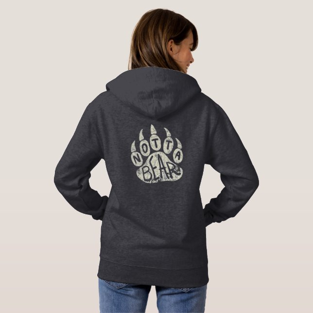 Pull À Capuche Logo Notta Bear Paw (Dos entier)