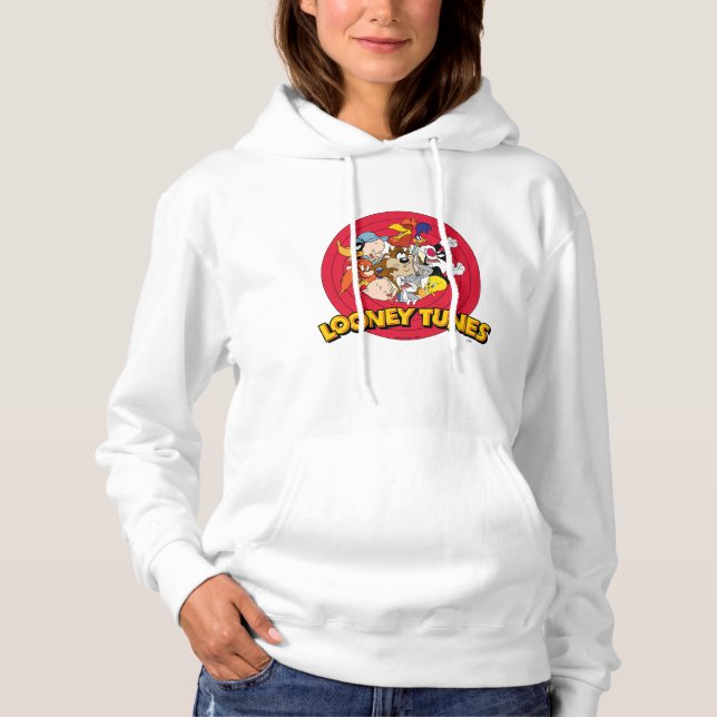 Pull À Capuche LOONEY TUNES™ Logo de marque (Devant)