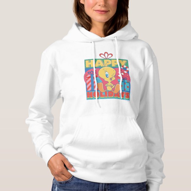 Pull À Capuche LOONEY TUNES™ | TWEETY™ Joyeuses fêtes (Devant)
