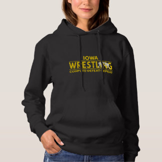 Pull À Capuche Lutte Iowa - Concurrence, Défaite, Répétition