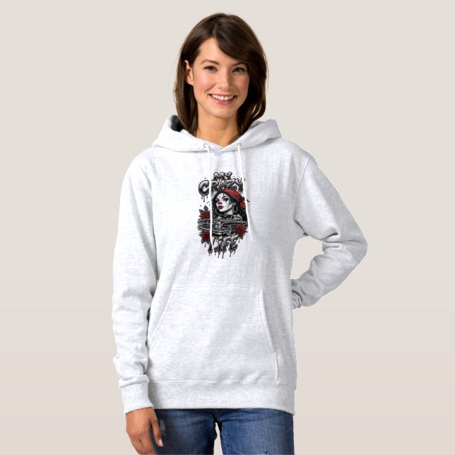 Pull À Capuche Ma Vie de Folie (Devant entier)