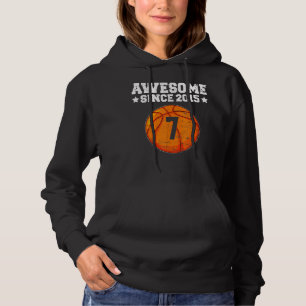 Pull À Capuche Magnifique depuis 2015 Basketball 7e anniversaire 