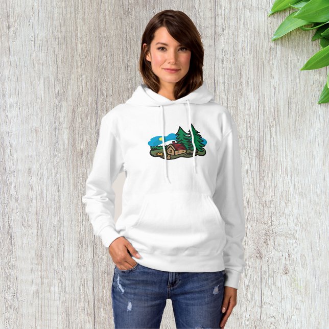 Pull À Capuche Maison Dans Les Bois (Créateur téléchargé)
