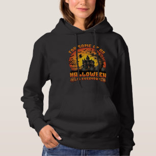 Pull À Capuche Maison Hantée Tous Les Jours Halloween Sorcière Lu
