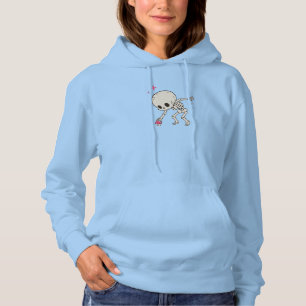 Pull À Capuche Maisonnette drôle de squelette Cottagecore en quêt