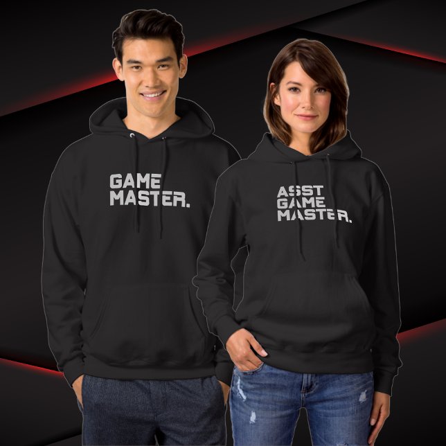 Pull À Capuche Maître de Jeu Assistant de Texte Moderne pour Femm (Créateur téléchargé)