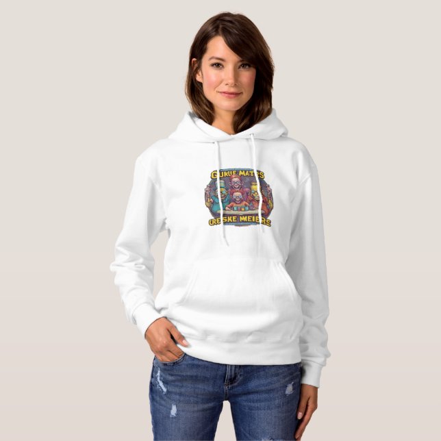 Pull À Capuche Maîtres de canicules ici (Devant entier)