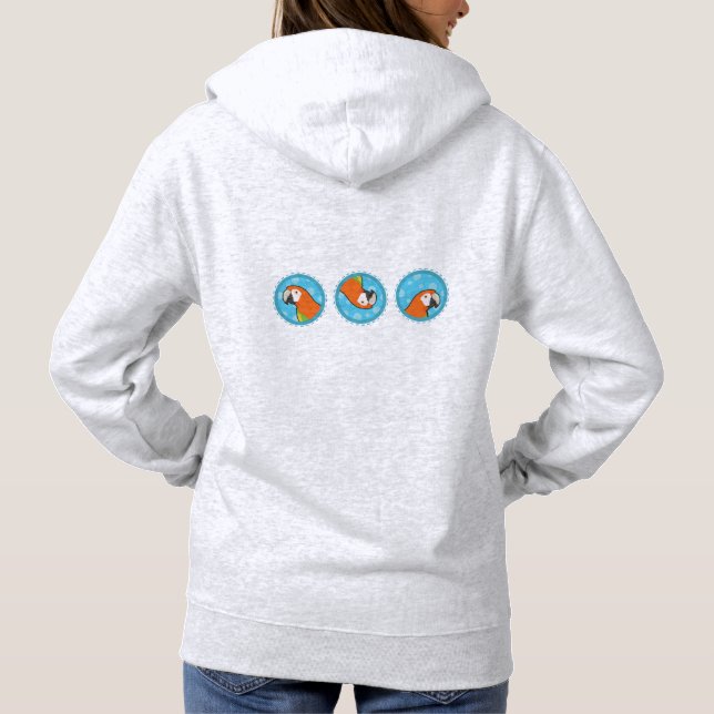 Pull À Capuche Maman d'ara (Dos)