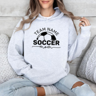 Pull À Capuche Maman de footballeuse Sweat-shirt personnalisé d'é