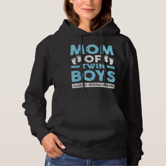 Pull À Capuche Maman De Jumeaux Garçons Classique Overachiever Tw