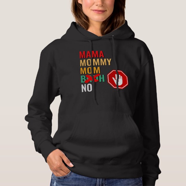 Pull À Capuche Maman maman Maman Bruh Respect (Devant)