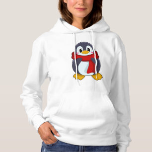 Pull À Capuche Manchot avec écharpe