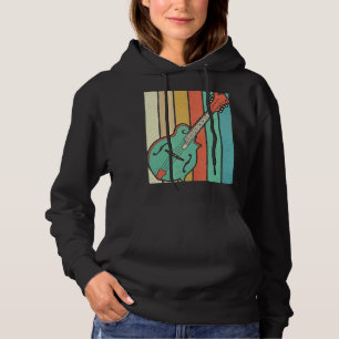 Pull À Capuche Mandolin Lover Player Funky Retro Bluegrass Mandol