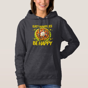 Pull À Capuche manger gaufres être design heureux