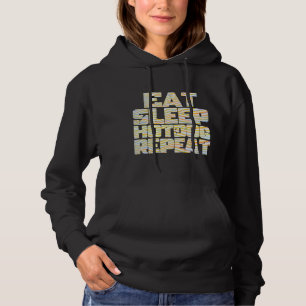 Pull À Capuche mangez la répétition hotdog de sommeil