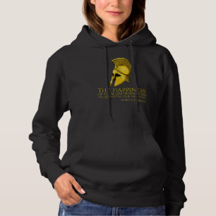 Pull À Capuche Marcus Aurelius Stoïque Citation Sur Happy Roman P