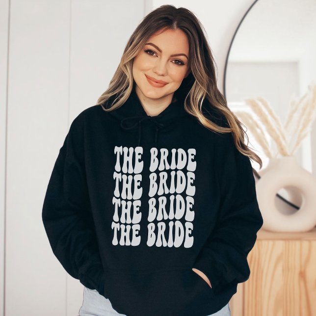Pull À Capuche Mariée blanche Customisée mariée (Créateur téléchargé)