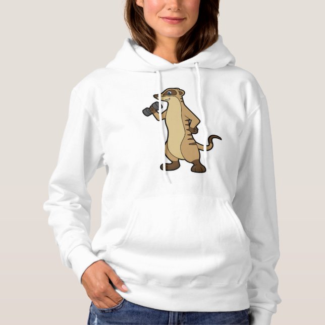 Pull À Capuche Meerkat à l'entraînement Force avec Dumbbell (Devant)