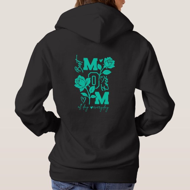 Pull À Capuche Meilleure Maman du Monde (Dos)