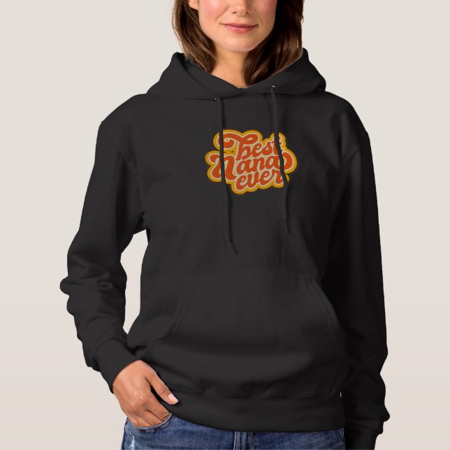 Pull À Capuche Meilleure Mémé du Monde (Devant)