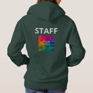 Pull À Capuche Membres de l'équipage de l'entreprise Logo Ici Fem