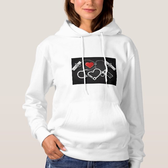 Pull À Capuche menottes simples et une seule arme de poing (Devant)