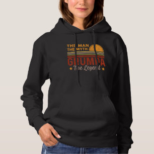 Pull À Capuche Mens Grumpa L'Homme Mythe Légende Retro Grand-Père