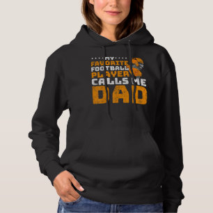 Pull À Capuche Mens Mon Joueur De Football M'Appelle Papa Footbal