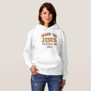 Pull À Capuche Merci Jésus cet automne et toujours – Style univer