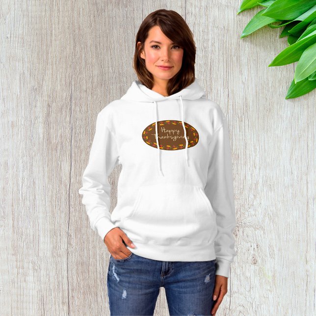 Pull À Capuche Message bon thanksgiving (Créateur téléchargé)