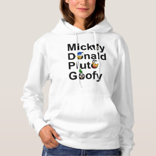 Pull À Capuche Mickey & Friends   Mickey Donald Pluto Goofy