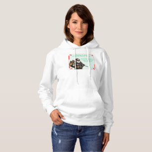 Pull À Capuche Militaire amusant/Père Noël de Noël