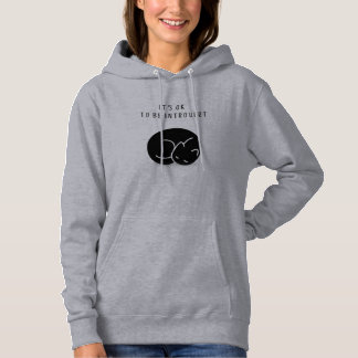 Pull À Capuche Mode Femme Introverti C'est Okay Personnalisé