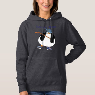 Pull À Capuche Moms et manchots de hockey