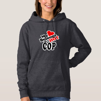 Pull À Capuche Mon coeur appartient à un flic !