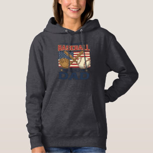 Pull À Capuche Mon Joueur De Baseball Préféré M'appelle Papa Vint